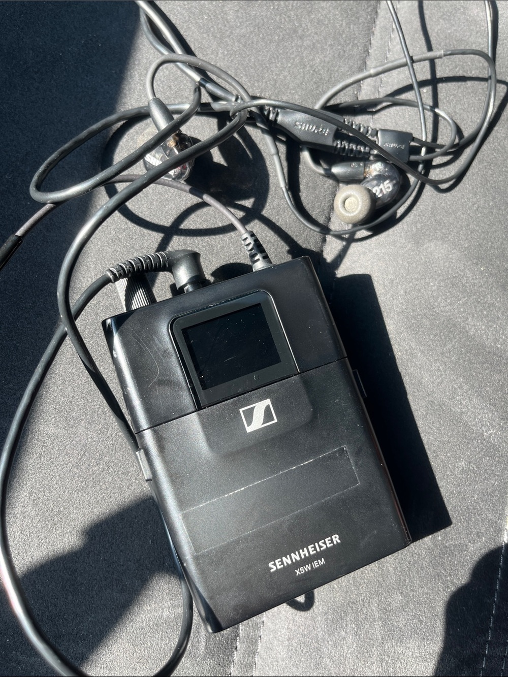 Sennheiser Black Wireless In-Ear Monitor Bodypack with Earphones
